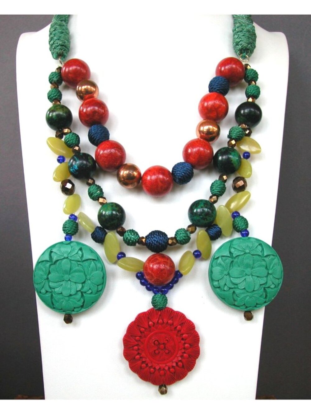 Oscar de la Renta Statement Runway Necklace